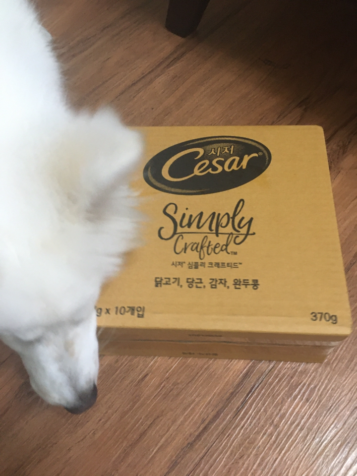시저 심플리 닭고기 당근 감자 강아지습식사료