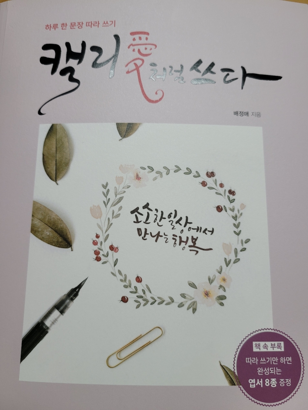 캘리애처럼 쓰다:하루 한 문장 따라 쓰기
