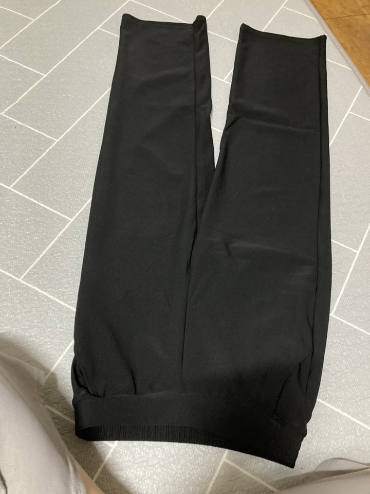 가비진 여성용 롱기장 일자핏 밴딩팬츠