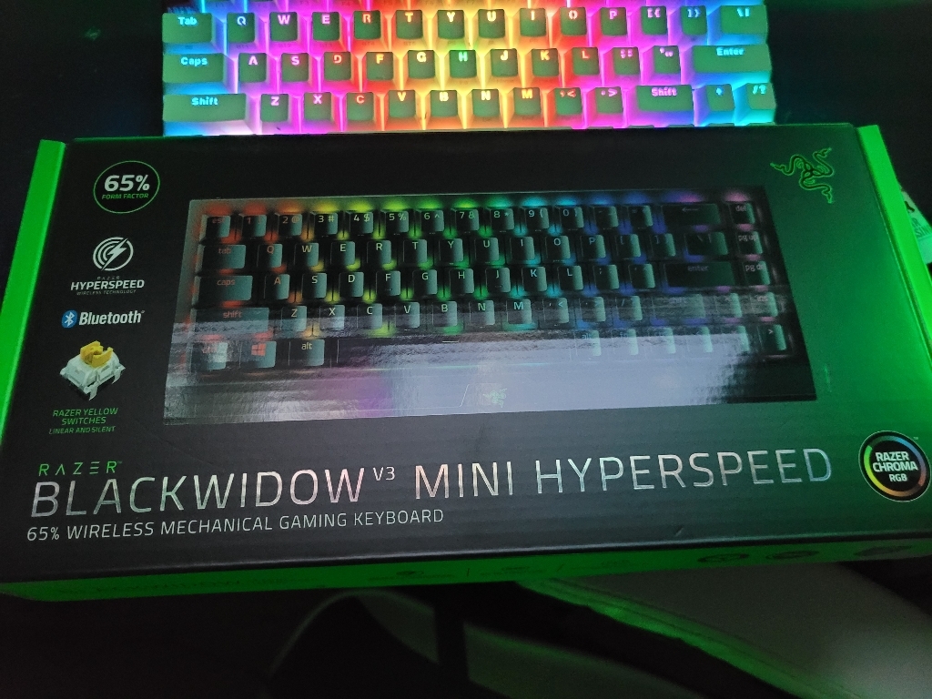Razer Backwidow V3 ini HyerSeed KR 무선키보드