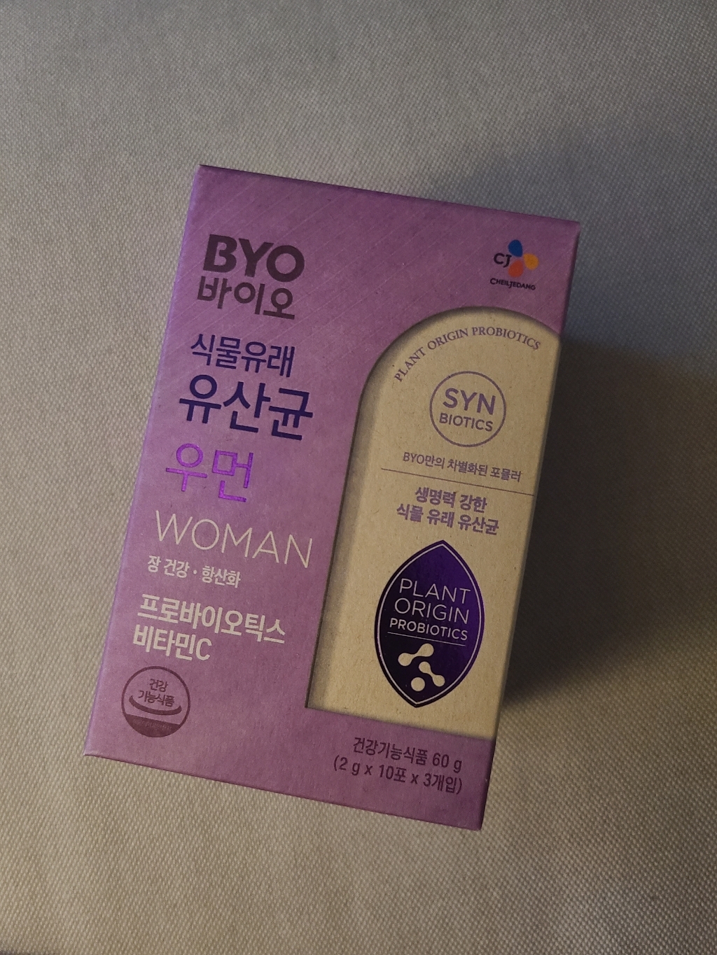 CJ제일제당 BYO 식물성 유산균 우먼 프로바이오틱스