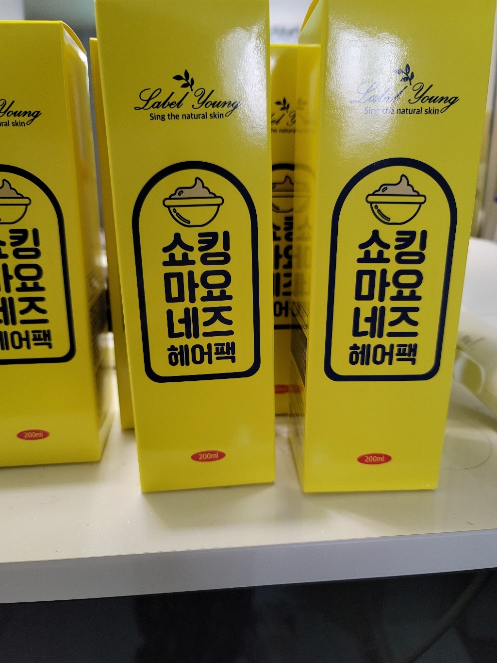 라벨영 쇼킹 마요네즈 헤어