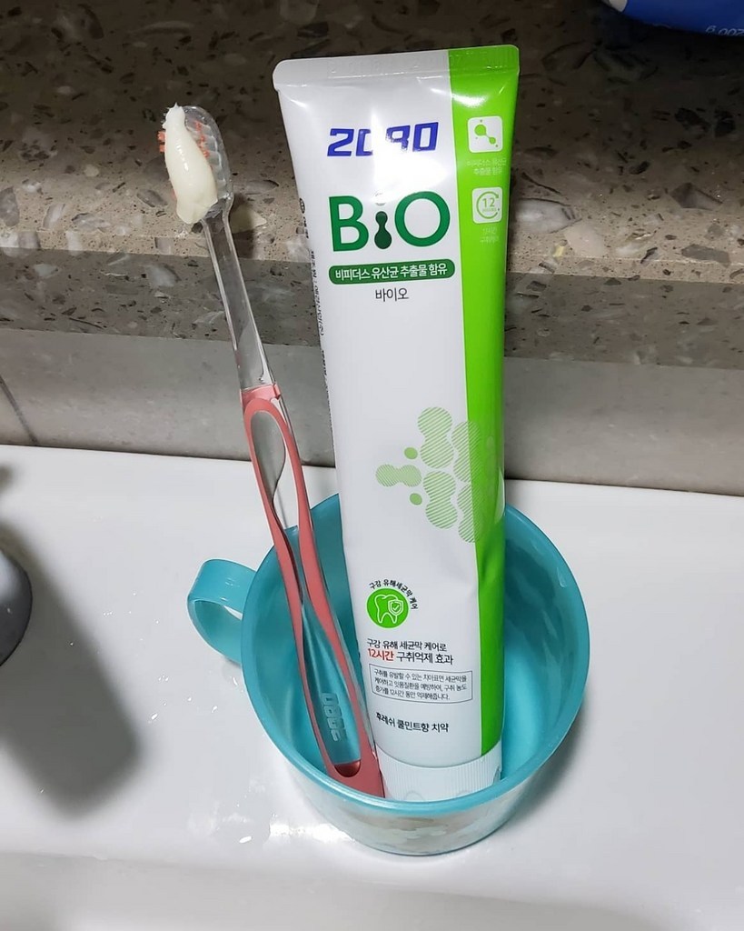 2080 바이오후레쉬 치약 쿨민트향