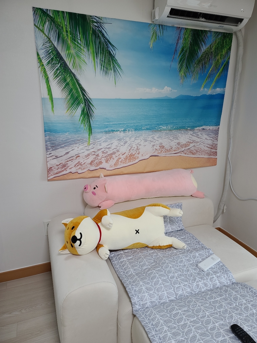 쭉쭉이 롱 바디필로우 고양이 시바견 인형 쿠션 리뷰후기