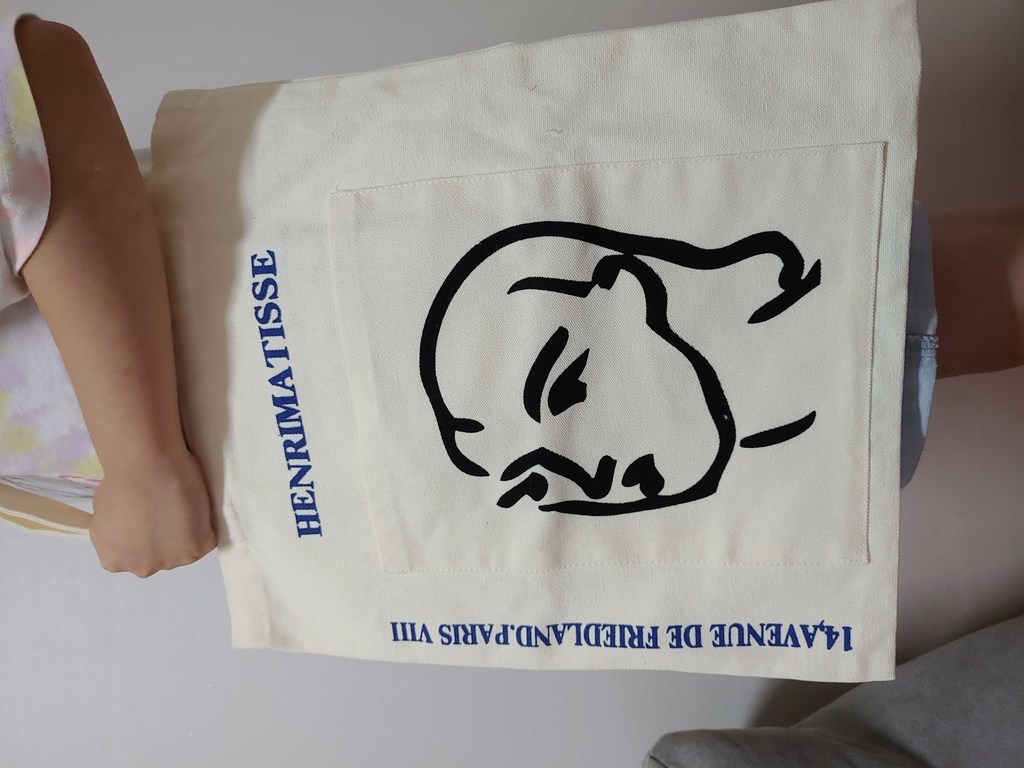 로지 ROJI 헨리마티스 캔버스 에코백