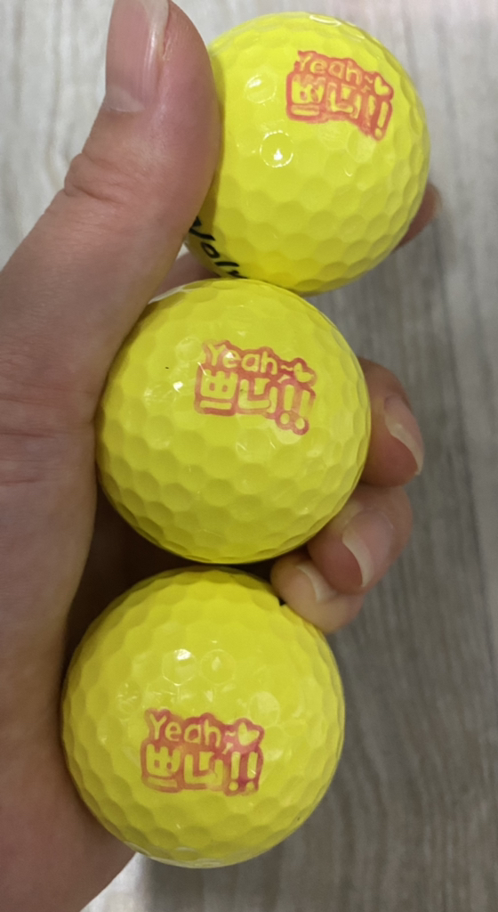 [주문제작] 골프공 이름도장  리필잉크 / 더블빅사이즈  골프 볼마커