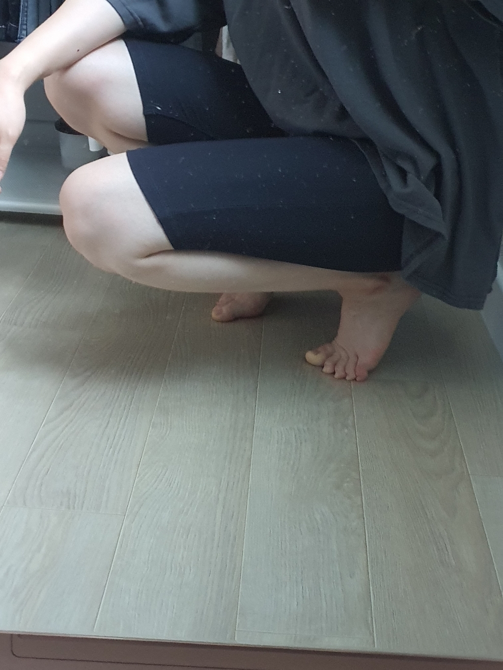 리나라인 여성용 파스텔 5부 요가 팬츠 Y07