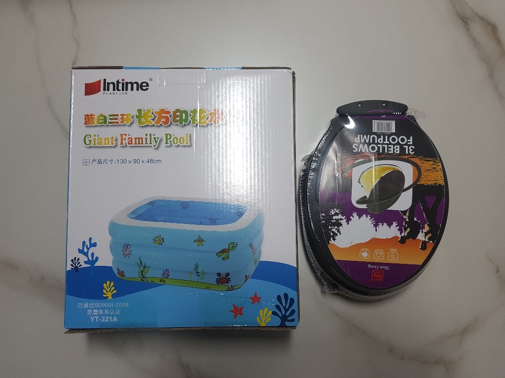 베이비캠프인타임 베란다풀장발펌프세트