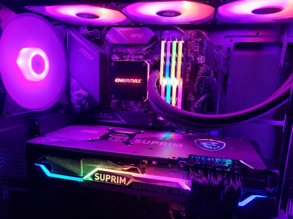 MSI 슈프림 X 지포스 RTX 3080 D6X 10GB 트라이프로져2S 그래픽카드 리뷰 후기