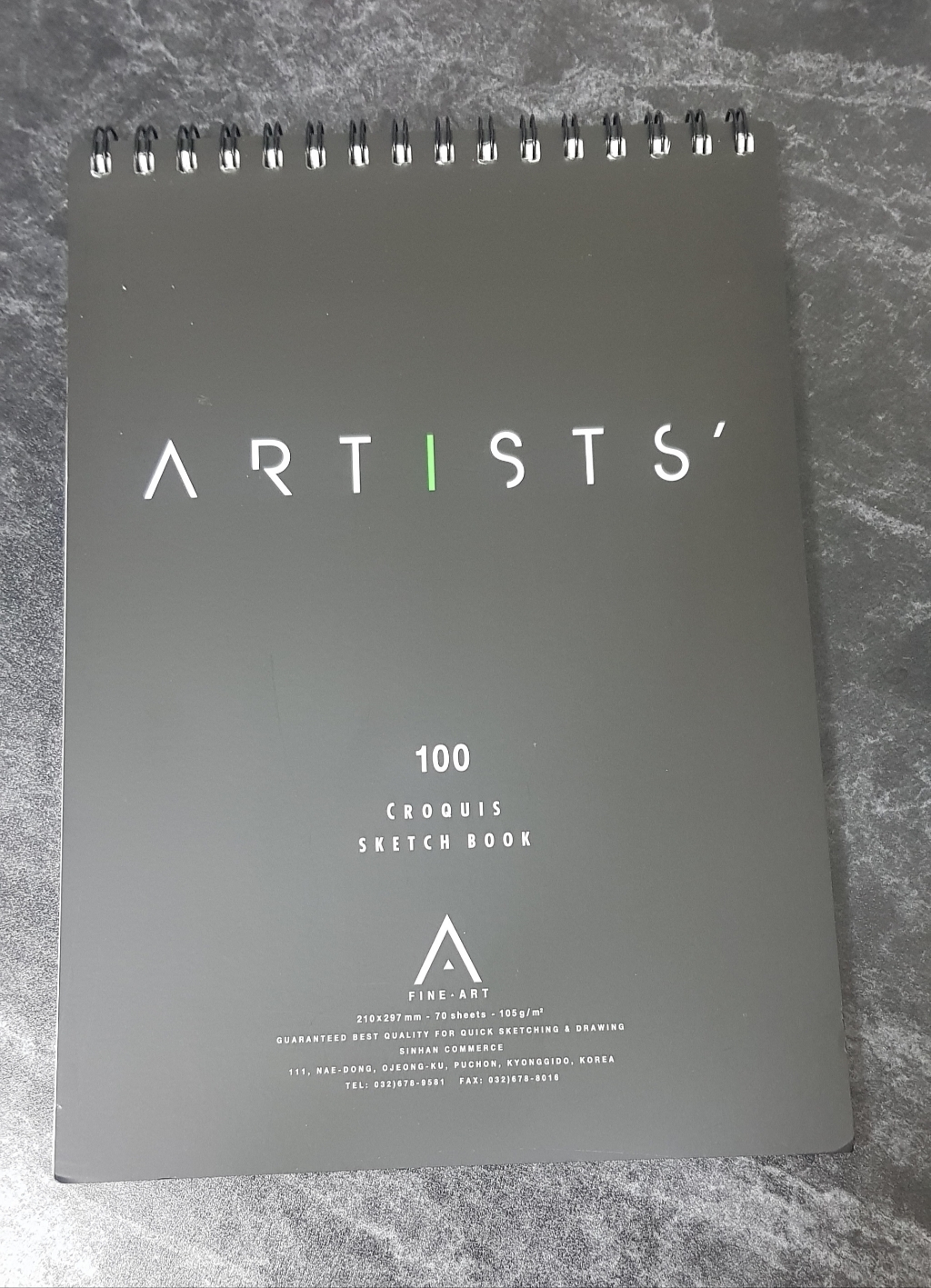 세르지오 아티스트 크로키북
