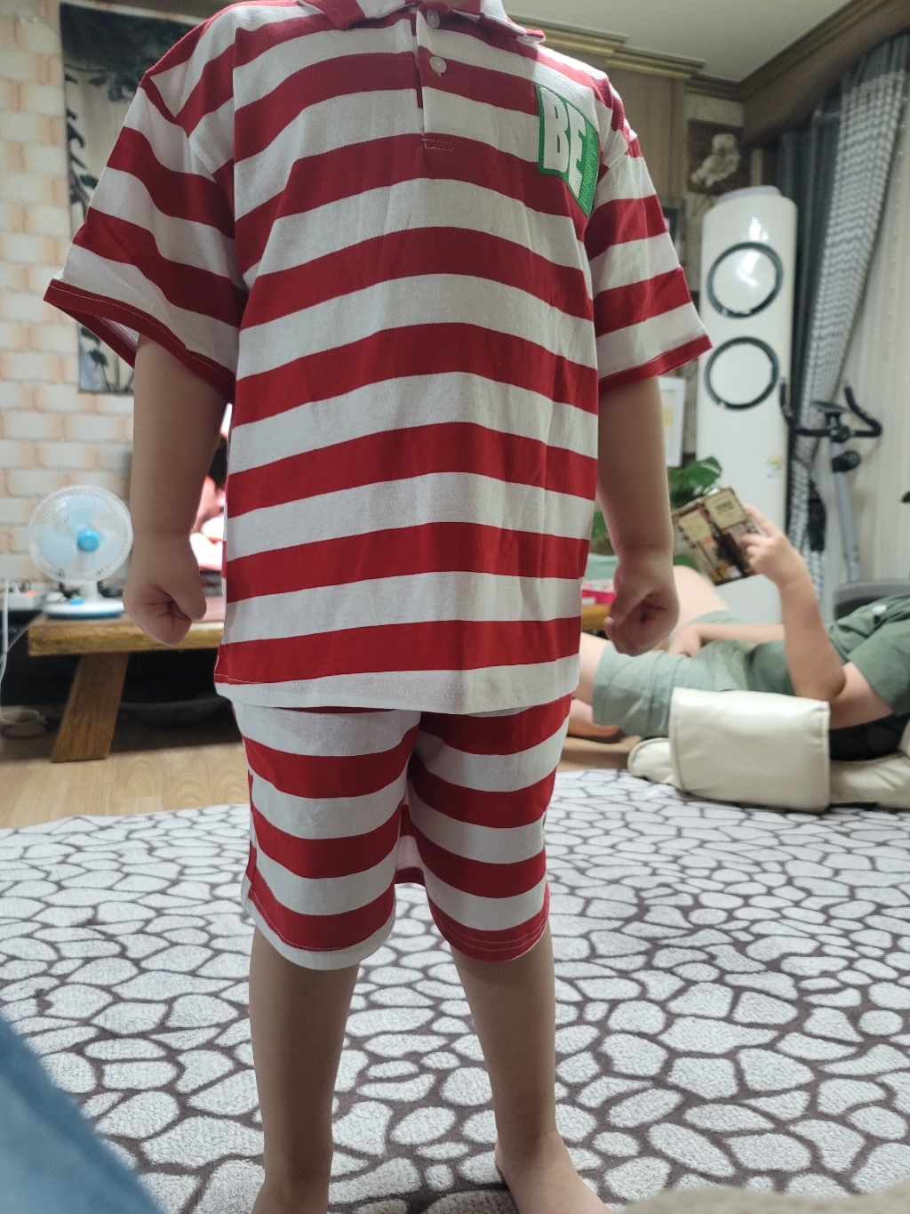 [바브키즈] 스트라이프세트 리뷰후기