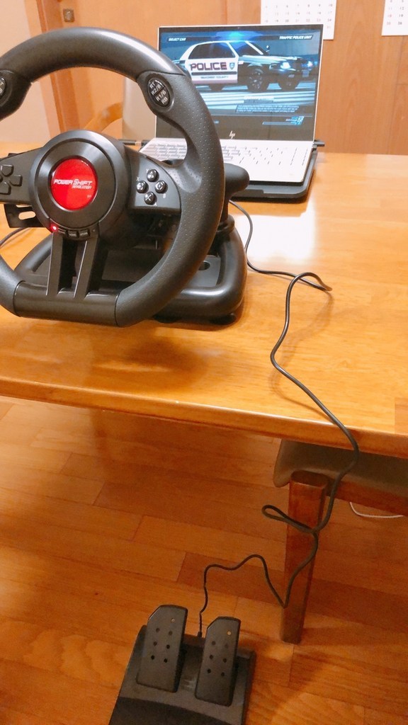 조이트론 파워시프트 레볼루션 레이싱휠 블랙 JTC-306