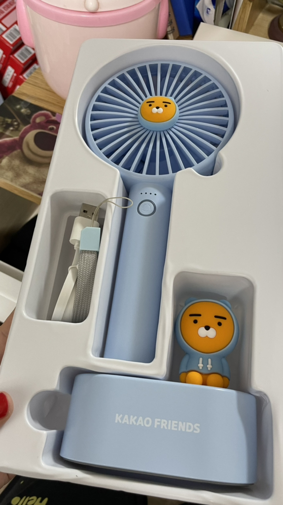 카카오프렌즈 썸머 블로우 핸디 선풍기 리뷰후기