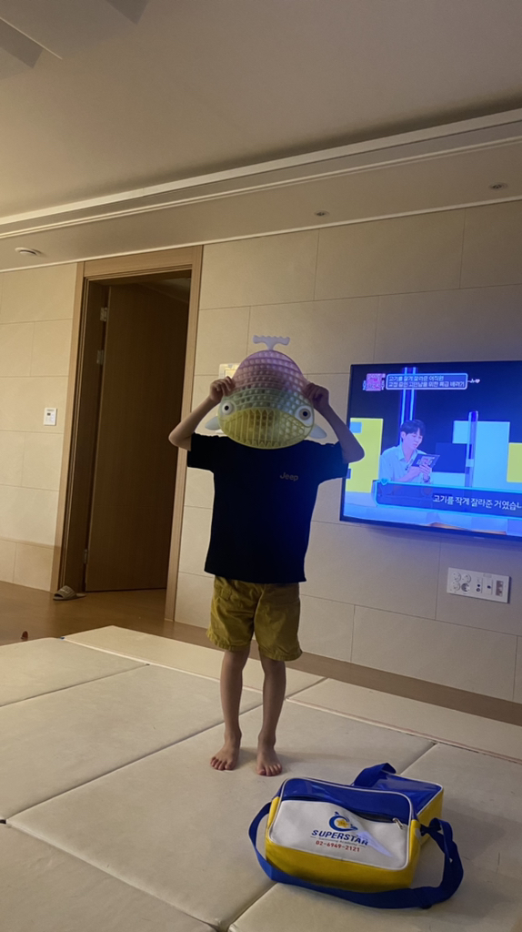 빅사이즈 야광 고래상어 푸시팝 팝잇 리뷰후기