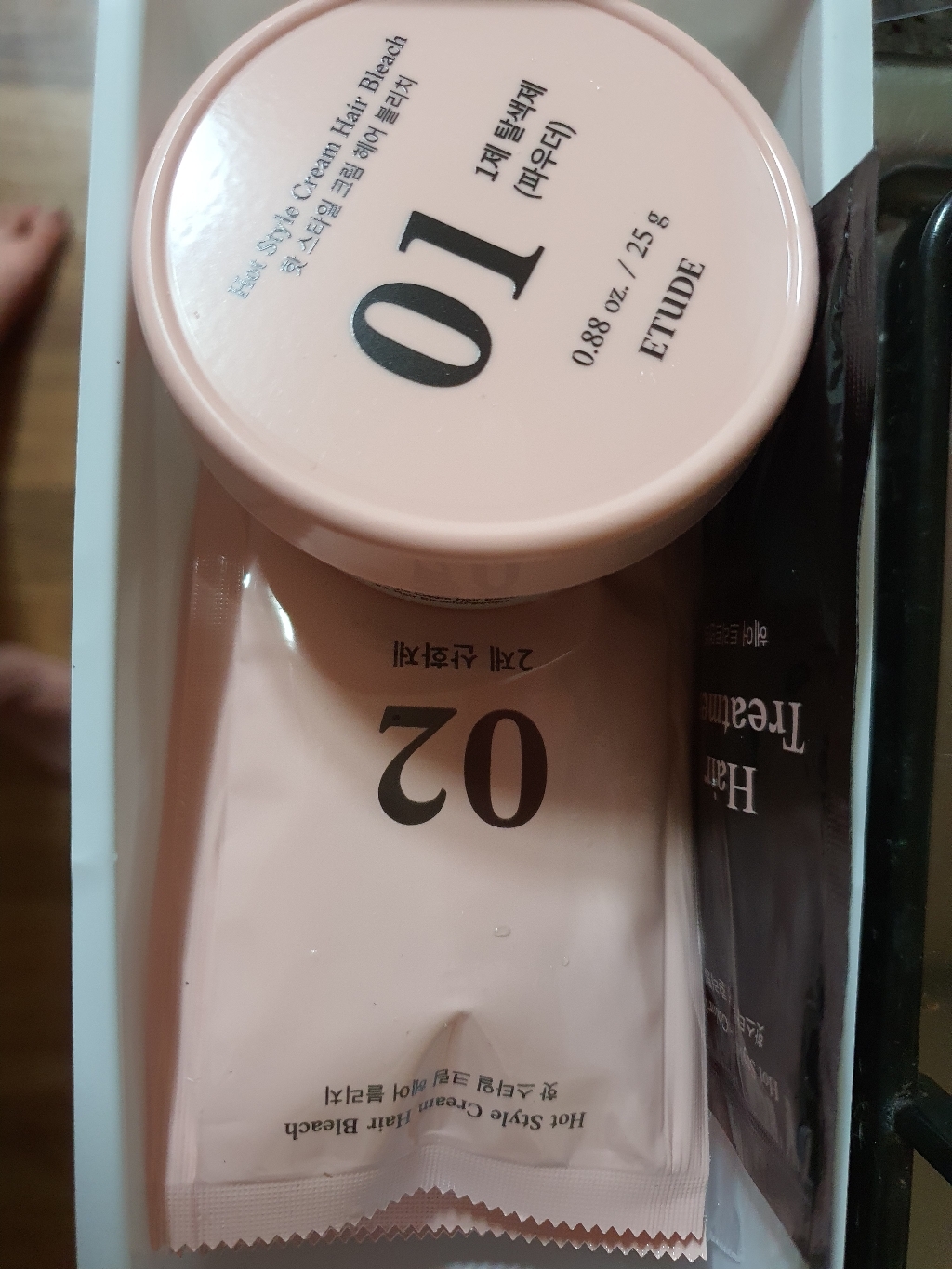 에뛰드 핫스타일 크림 헤어블리치 탈색제 리뷰후기