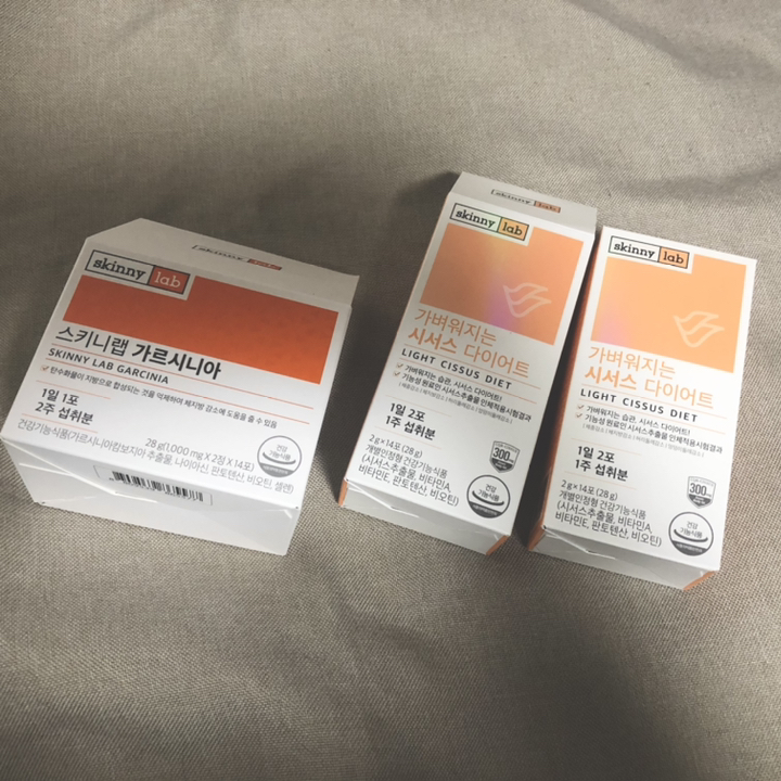 스키니랩 가벼워지는 시서스 다이어트 2박스스키니랩 가르시니아 1박스