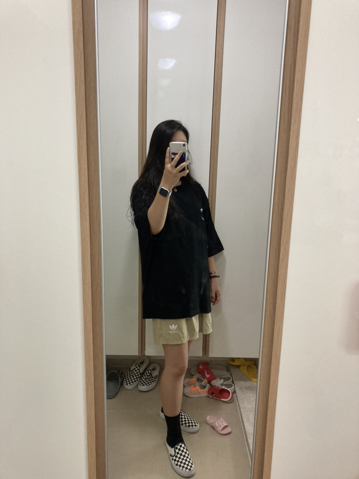 벤힛 웨이브문 오버핏 반팔티셔츠 리뷰후기