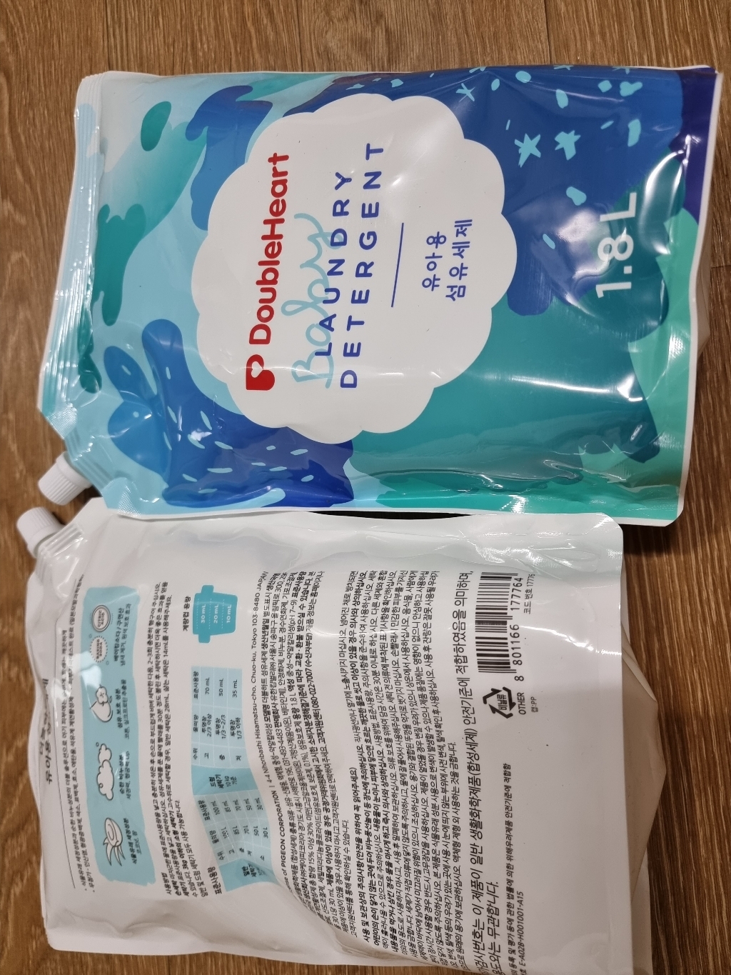 더블하트 유아용 섬유세제 리필 랜덤발송 1