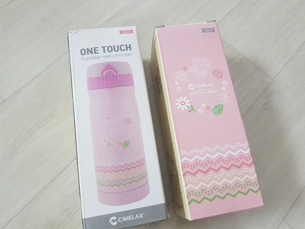 씨밀렉스 원터치 304이중스텐 진공 보온 보냉 텀블러