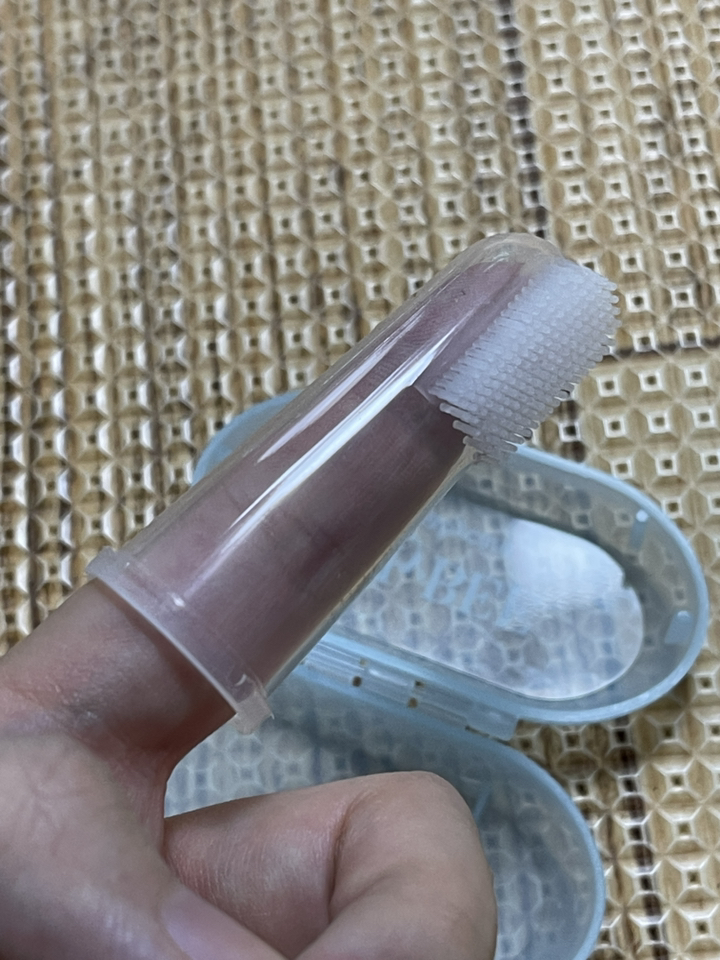 마이비 유아 실리콘 손가락 칫솔 케이스 리뷰후기