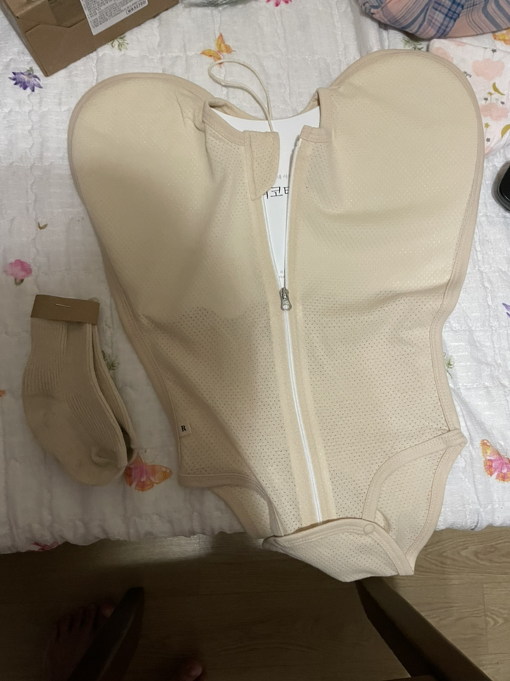 Ricotye_리코타입 속싸개_ 국내 디자인 특허 신생아 사계절용 모로반사 방지 태열관리 스와들 리뷰후기