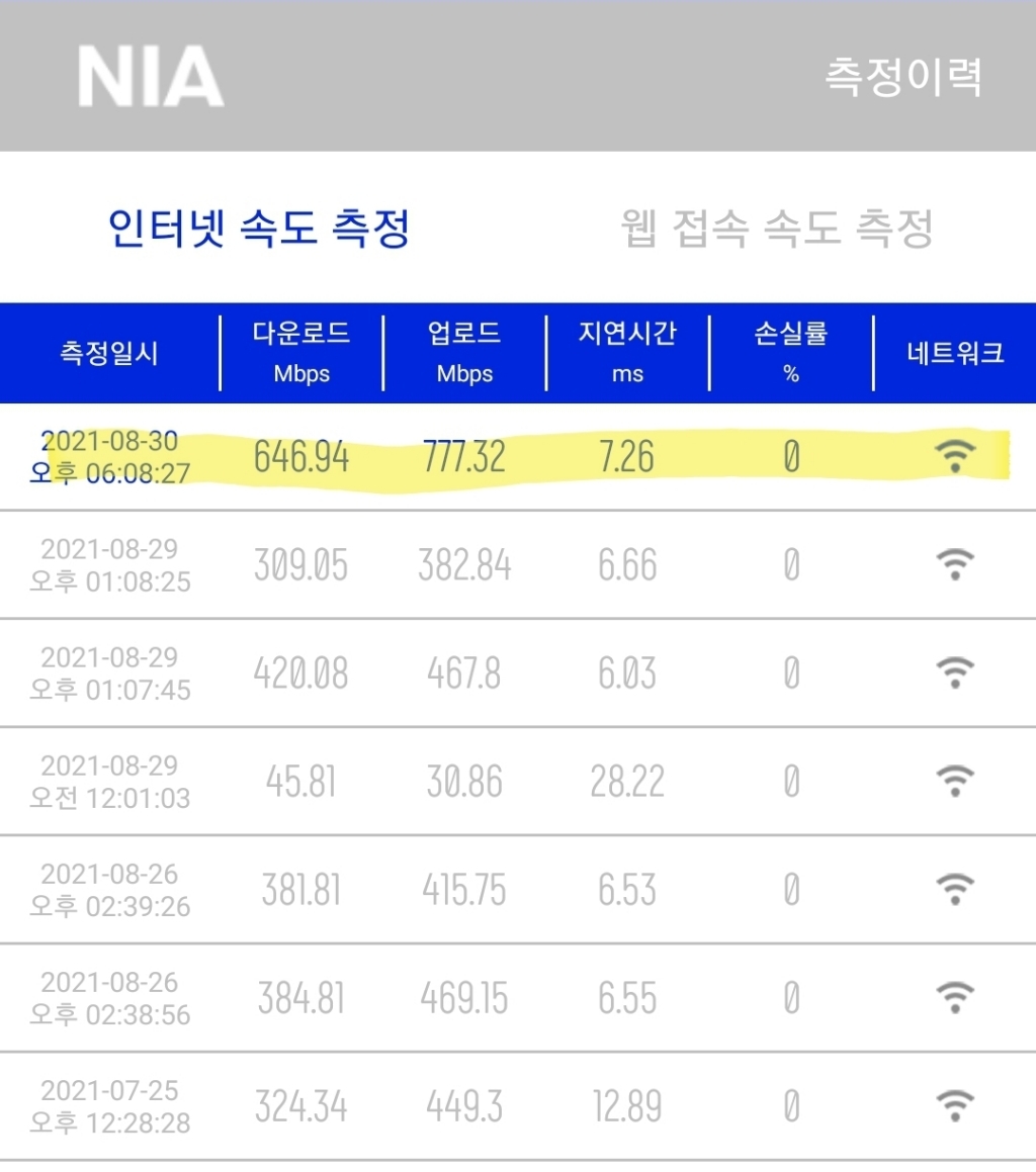 CabeCreation CAT7 SST 슬림 랜케이블 자형