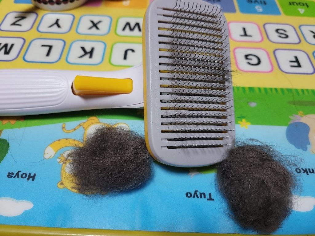 냥글댕글 반려동물 죽은털제거 원터치 브러쉬 5중돌기 실리콘브러쉬 올데이 케어 패키지