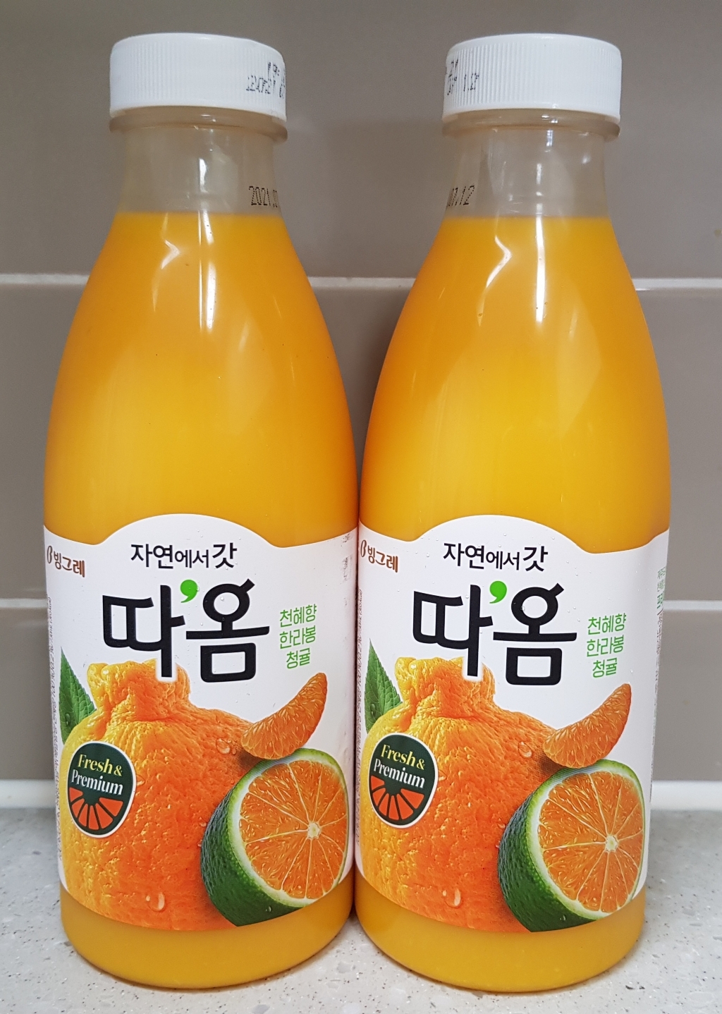 따옴 천혜향 한라봉 청귤 주스