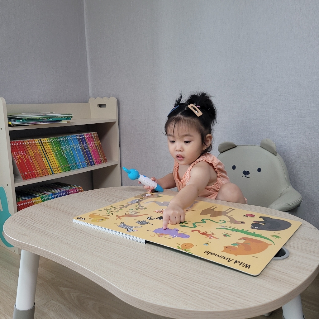 리바트 뚜뚜 키즈책상의자세트 병아리 베어