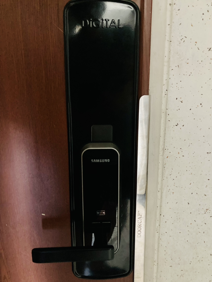에코픽 도어락 푸쉬풀 통합 보강판
