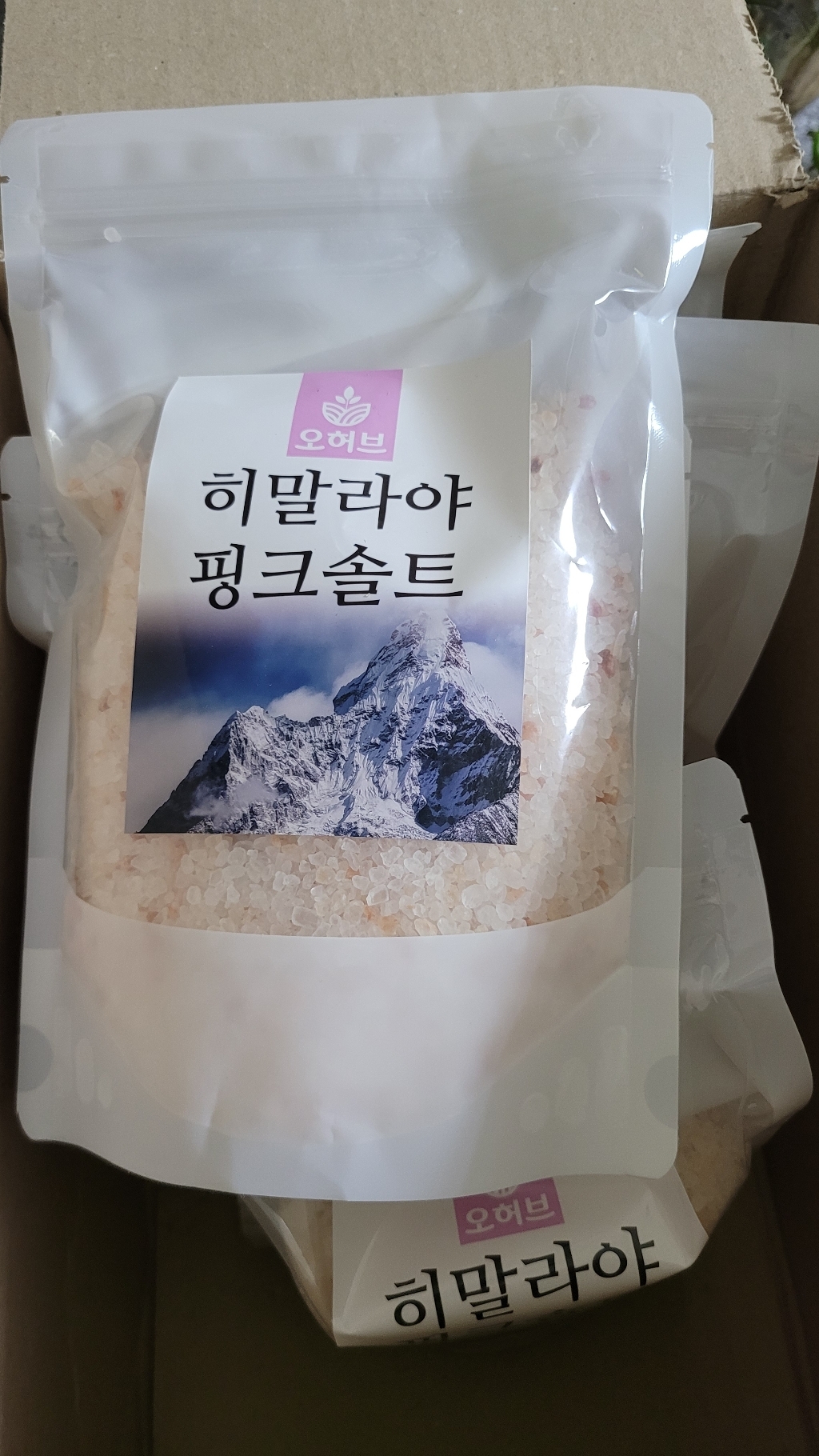 오허브 히말라야 핑크소금 핑크솔트 리뷰후기
