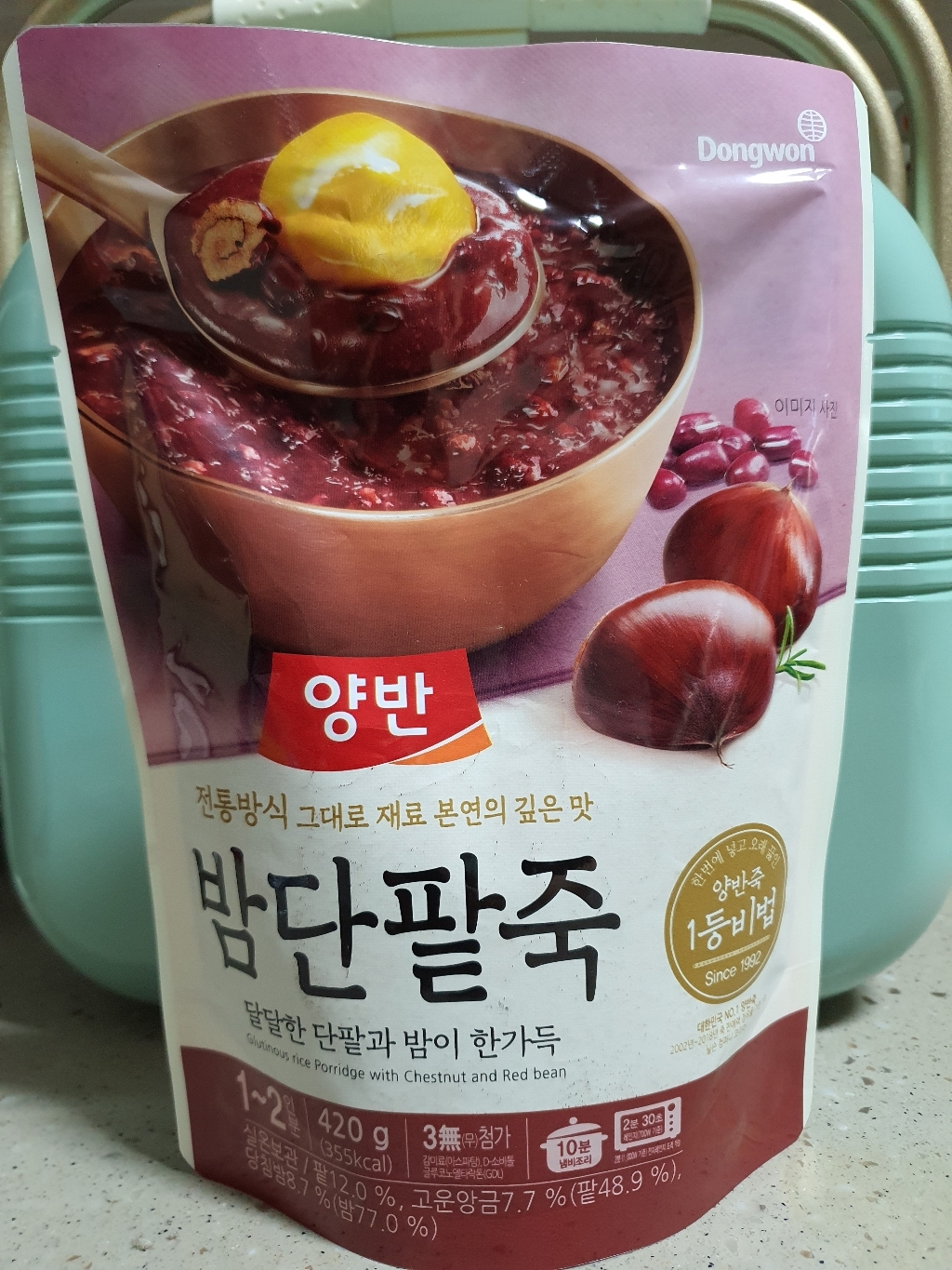 양반 밤단팥 즉석죽