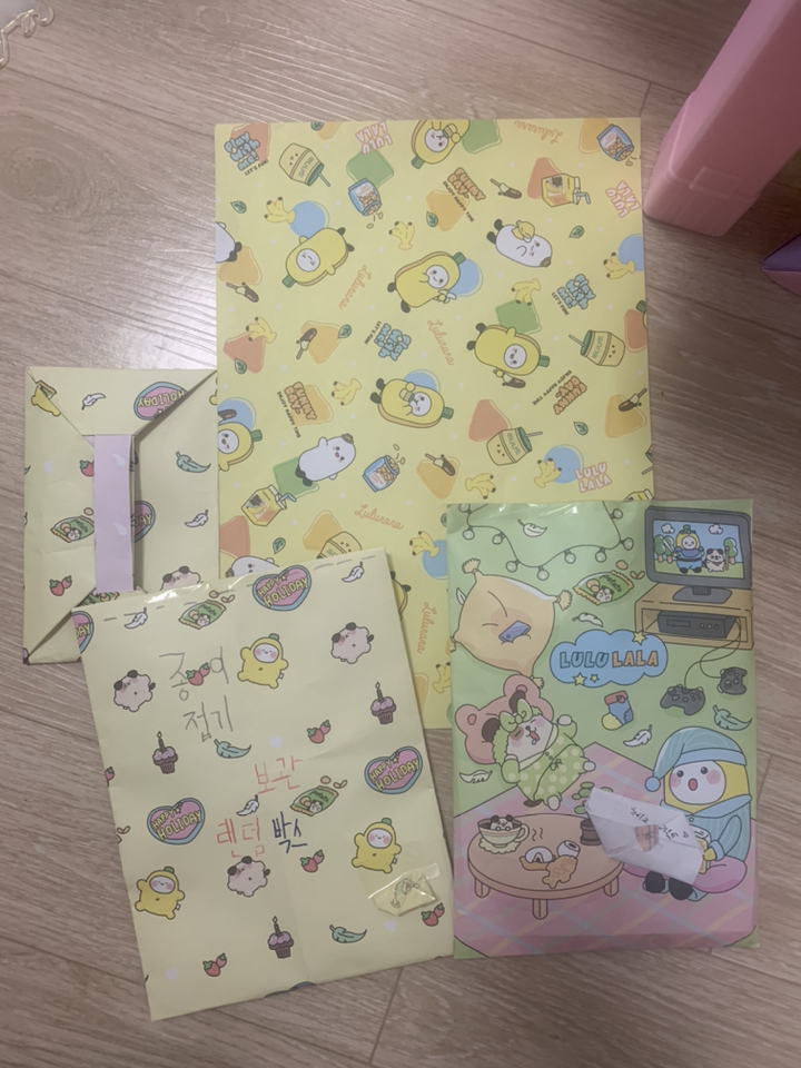 포포팬시 룰루랄라 귀요미 랩핑지 8종