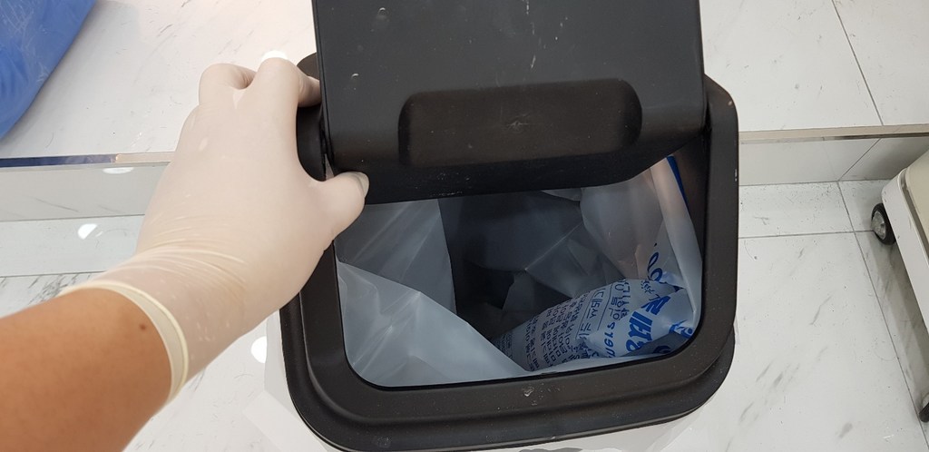 바이굿즈 정사각 종량제 휴지통