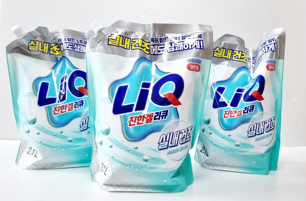 리큐 진한겔 하이브리드 실내건조 일반용 액체세제 리필