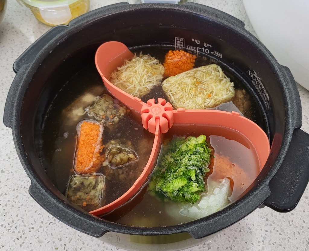 모도리리빙 실리콘 밥솥 칸막이