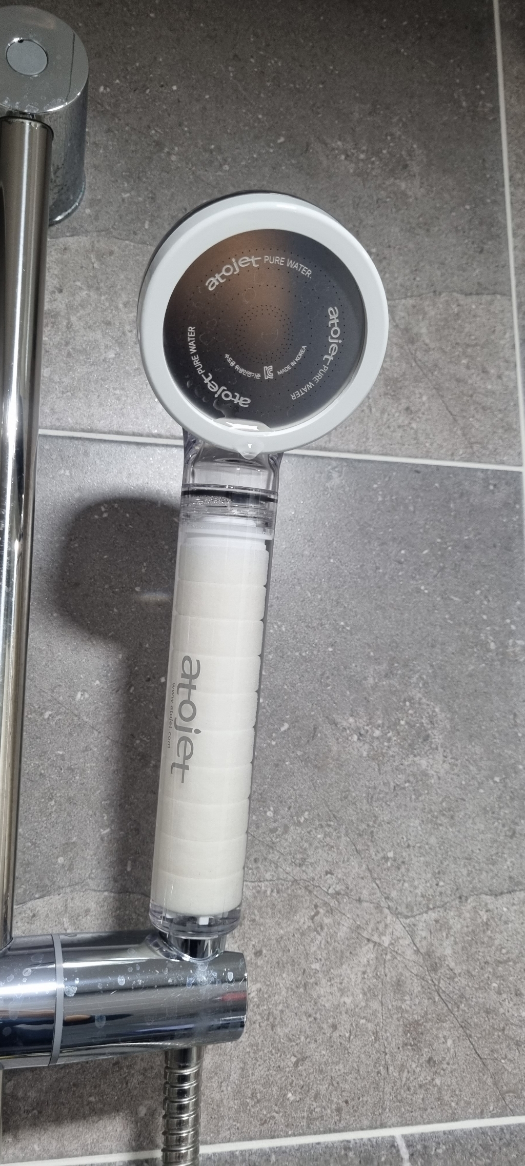아토젯 필터내장 클렌징 샤워기 20 바디필터 헤드 필터