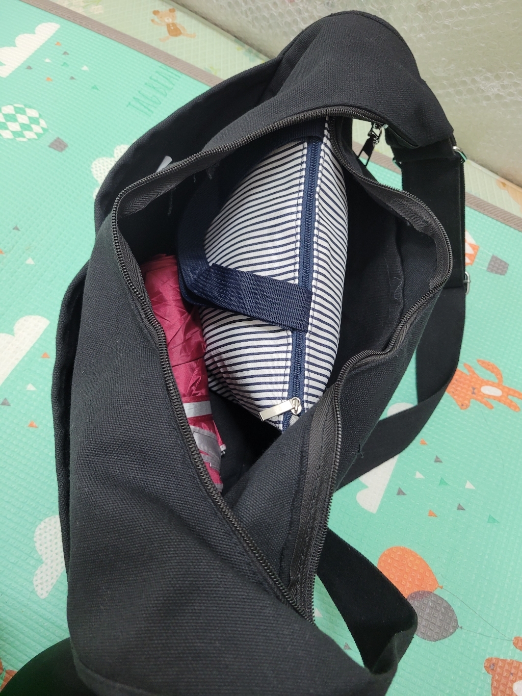 프롬헤븐 하프문 에코크로스백