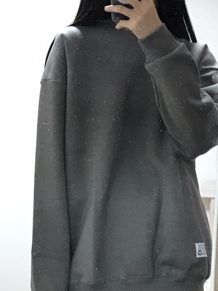 앨빈클로 무지 오버핏 맨투맨 AR-739