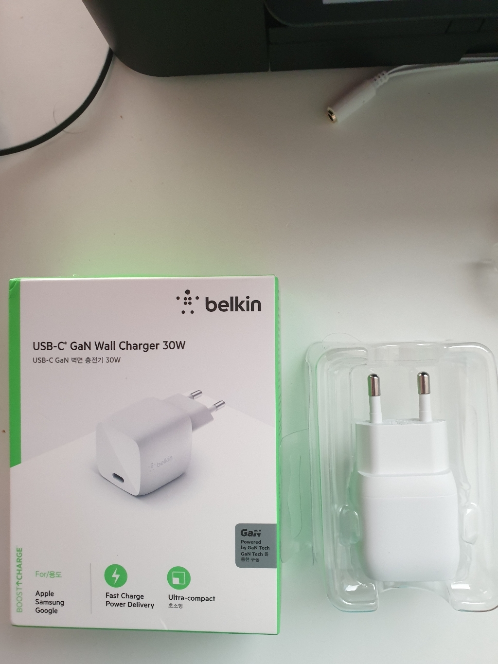 벨킨 부스트업 고속 충전기 30W USB-C D aN WCH001krWH