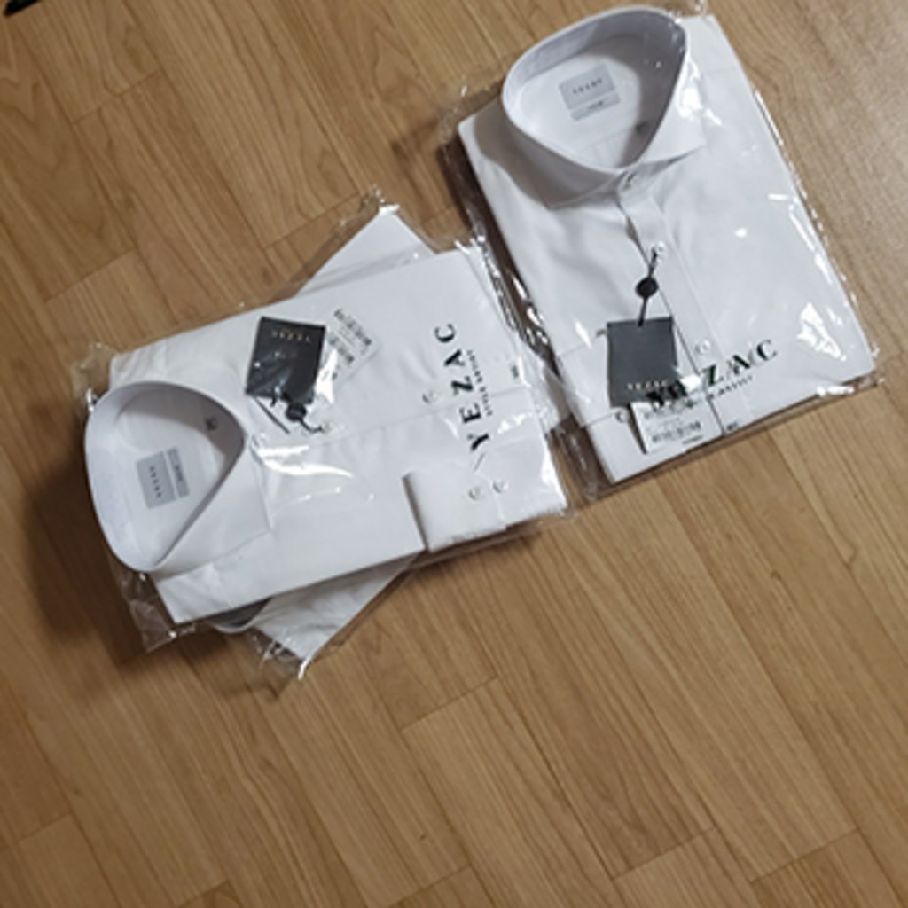 [예작] 와이드카라 슬림핏 긴소매 와이셔츠 멋쟁이 셔츠