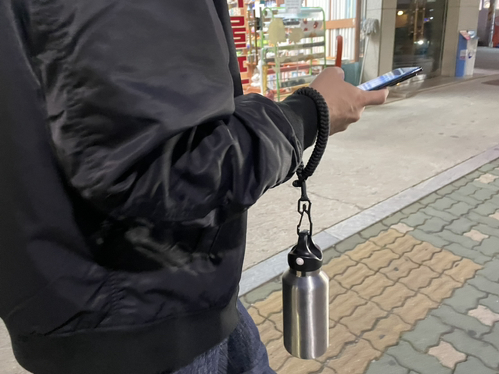 레보맥스 텀블러 보틀스트랩 텀블러 보틀네트백 텀블러 가방 파손 및 스크레치 예방 해주는 보온보냉 보온병 텀블러 REVOAX 그물백