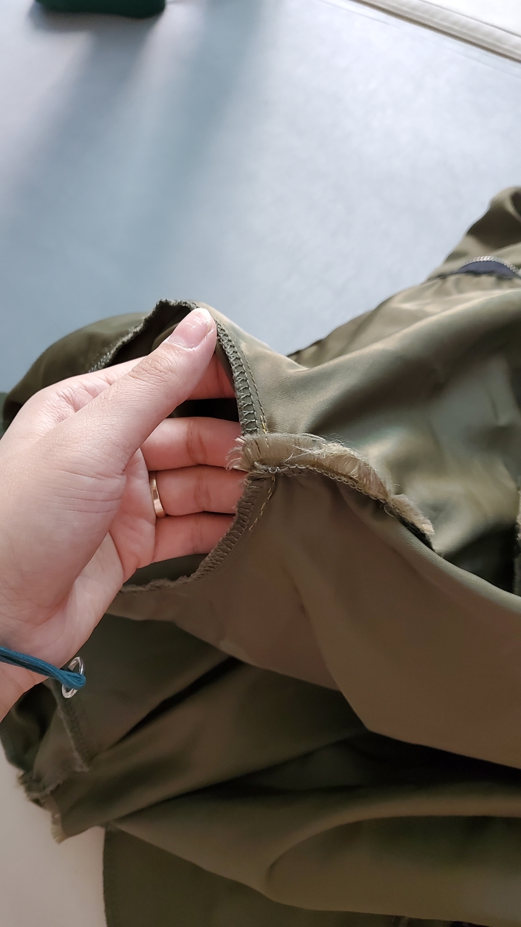다꾸앙 남성용 카모 지퍼끈 항공점퍼 A03A10_oj0046