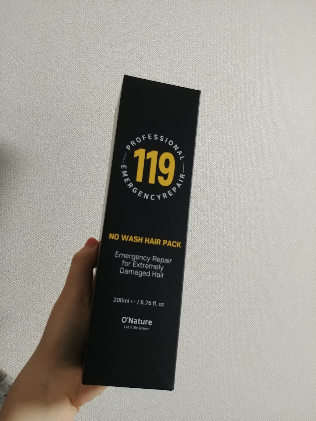오네이처 119 노워시 헤어