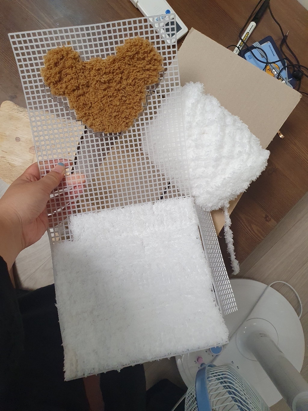 뜨개가방 만들기 망스티치 코바늘 가방뜨기 DIY 버킷백 토트백