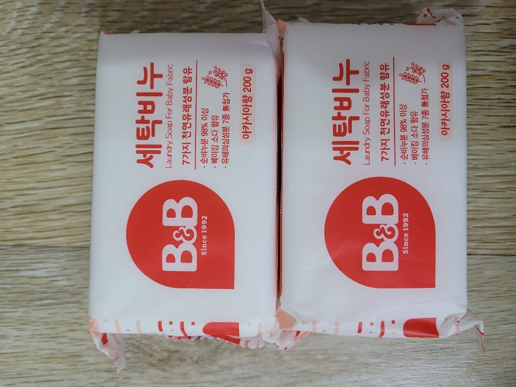 비앤비 유아의류용 세탁비누 아카시아