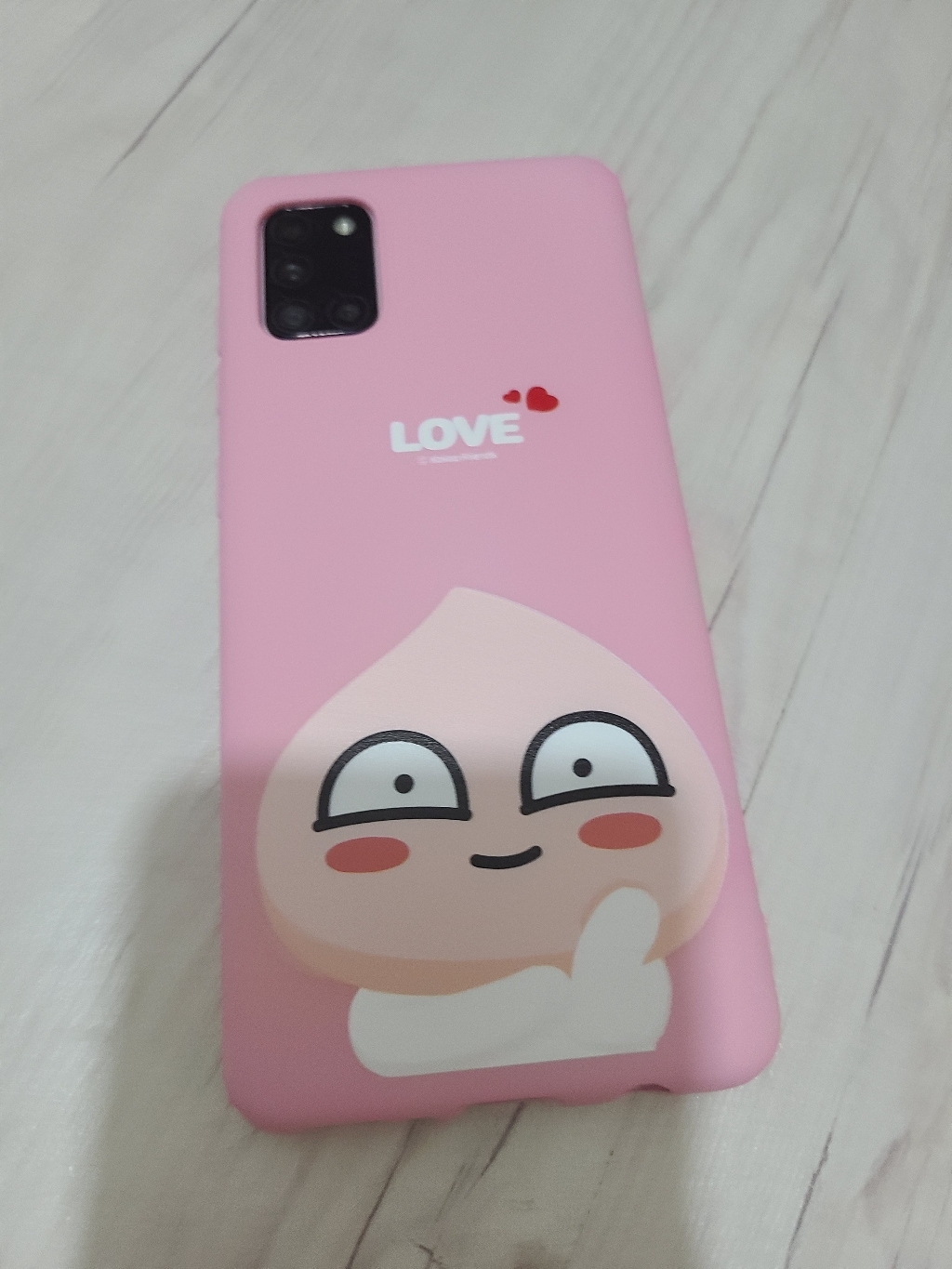 카카오프렌즈 러브 소프트 휴대폰 케이스