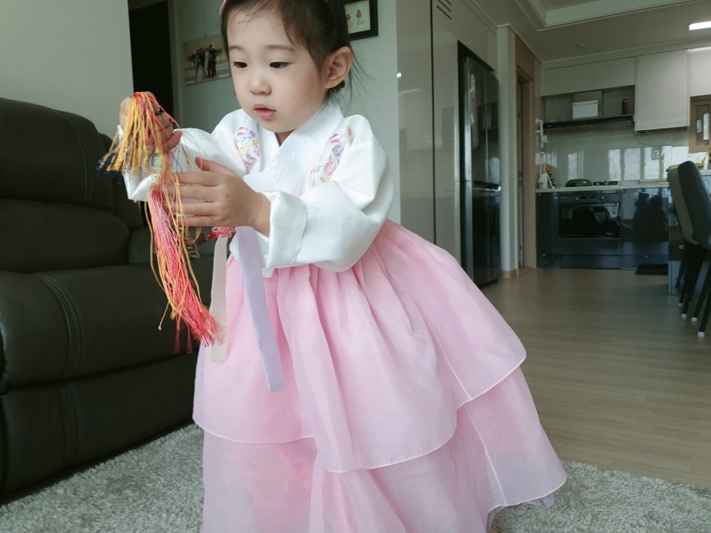 소담예인 여아용 꽃새미 한복 SD8A05