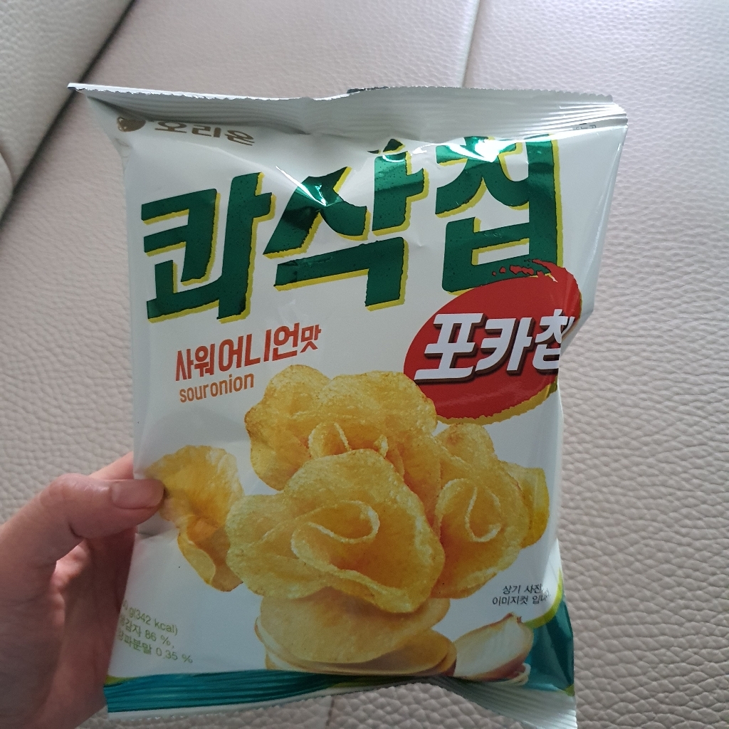 오리온 콰삭칩 사워어니언맛