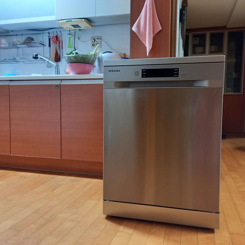 삼성전자 12인용 식기세척기 DW60A5055FS 스팀불림세척 자동문열림건조 프리스탠딩 리뷰 후기